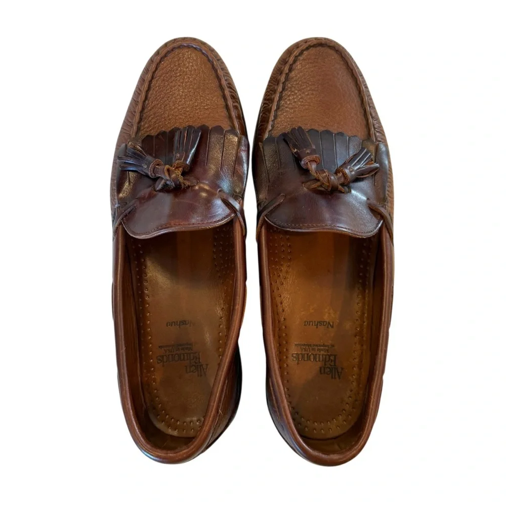 Allen Edmonds Dark Brown Leather‎ Tassel Loafers